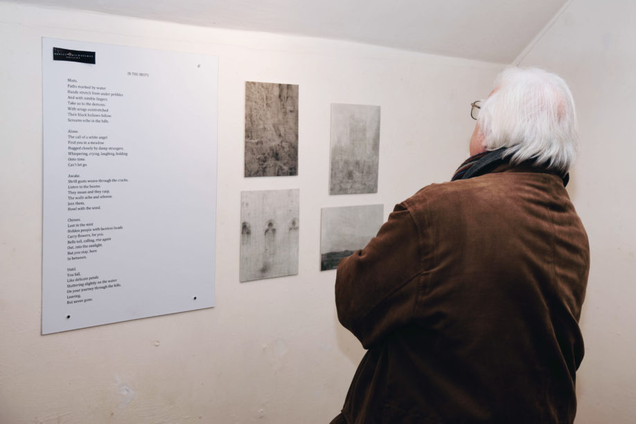 Visitors were invited to walk around the exhibition (credit Kevin Mitchell)